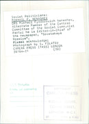 Soviet Politician Mikhail F. Nenashev - Vintage Photograph