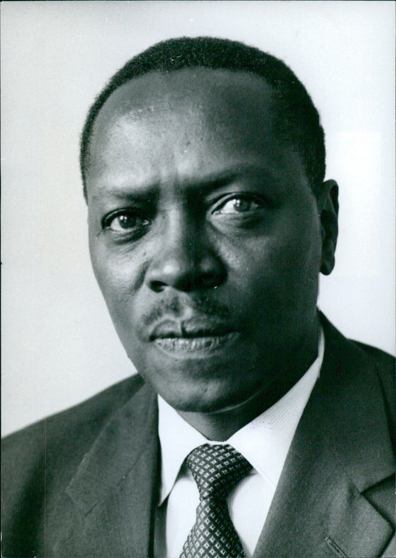 JAMES S. GICHURU Minister of Finance and Economic Planning in Jomo Kenyatta's Cabinet since June, 1963. - Vintage Photograph