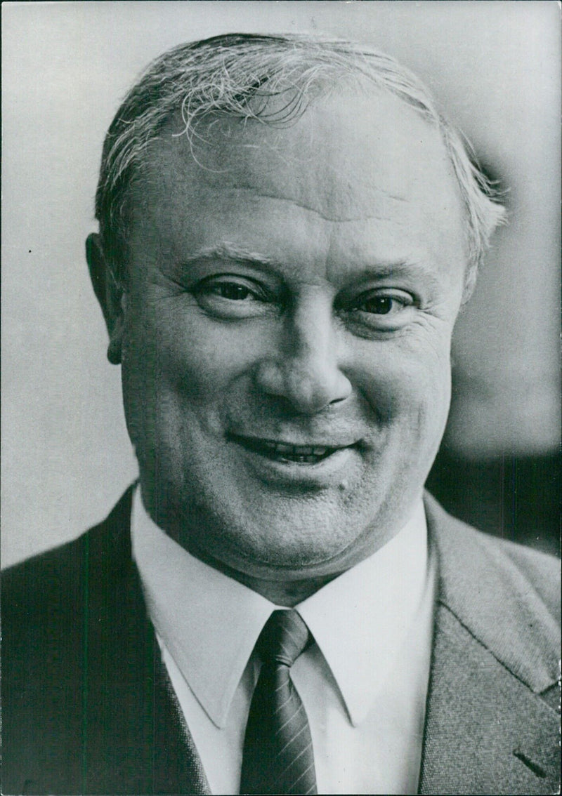 GEORG LEBER - Federal Minister of Transport - Vintage Photograph