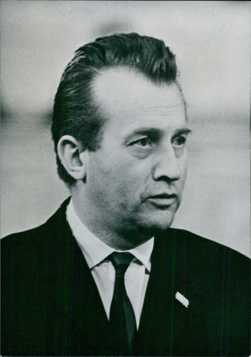 JOZEF LENART, Secretary of the Czechoslovak Communist Party Central Committee - Vintage Photograph