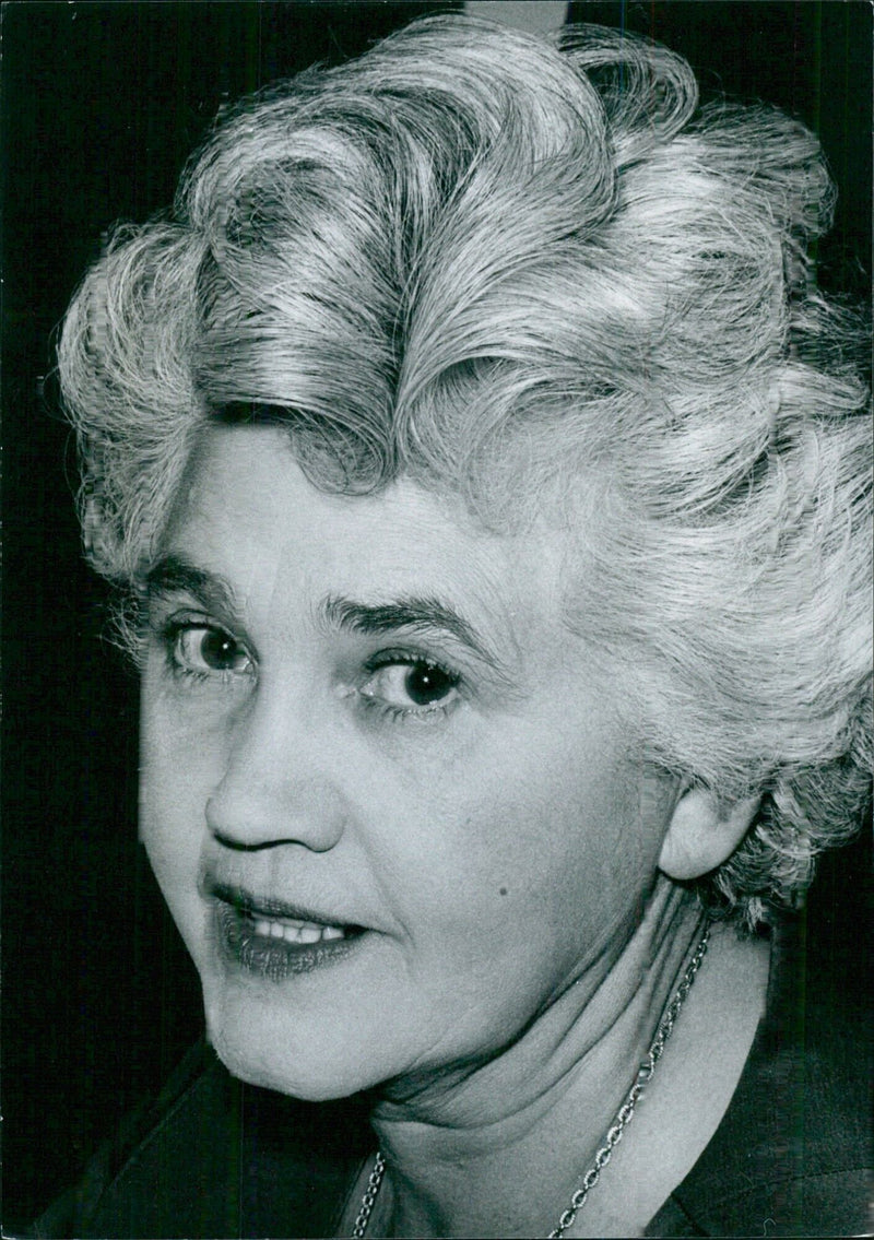 British Politician Jennie Lee, M.P. - Vintage Photograph
