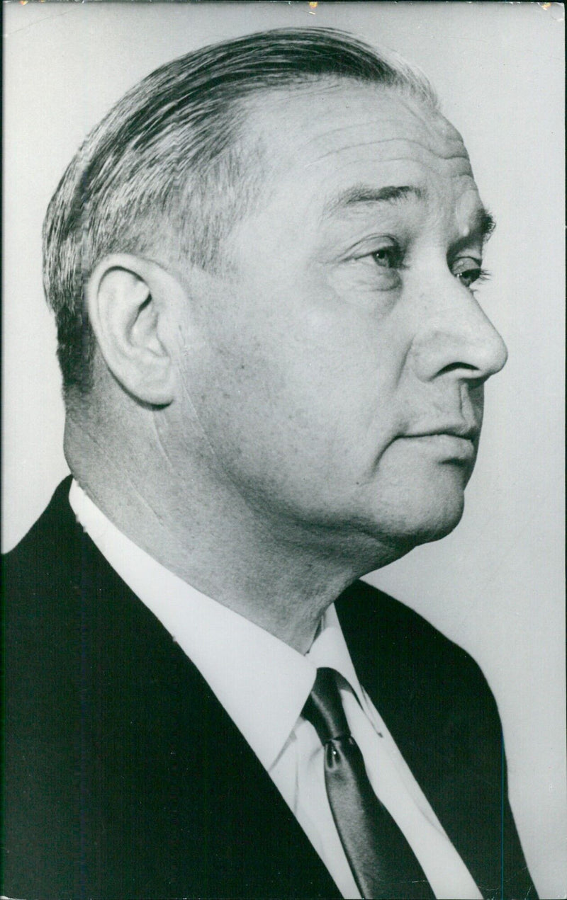 PROFESSOR HANS LEUSSINK, West German Minister of Science and Education - Vintage Photograph