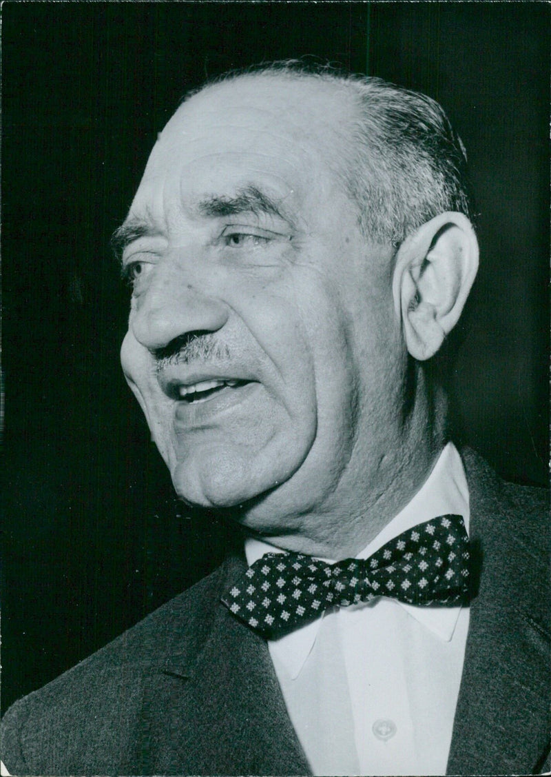 ROBERT LEMAIGNEN, French Economy Expert and Chairman of the Fund for Overseas Development - Vintage Photograph