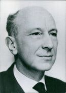 French Politician Robert Lecourt, Minister of State in M. Debre's Government - Vintage Photograph