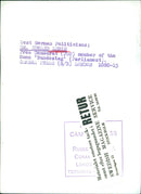 DR. EDUARD LEUZE, Free Democrat (FDP) member of the Bonn Bundestag (Parliament) - Vintage Photograph