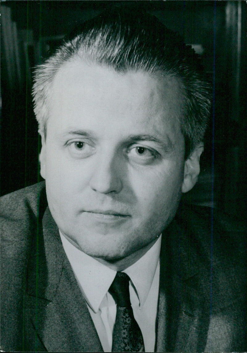 Czechoslovak Politicians: STANISLAV LER Minister of Finance of the Czech Socialist Republic. - Vintage Photograph