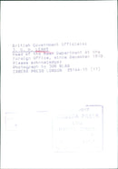 British Government Official J. G. H. LEAHY GIZE HOND MENGGIGING ATTAY - Vintage Photograph