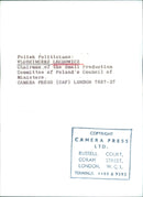 Polish Politicians: WLODZIMIER LECHO ICE Chairman of the Small Production Committee of Poland's Council of Ministers. - Vintage Photograph