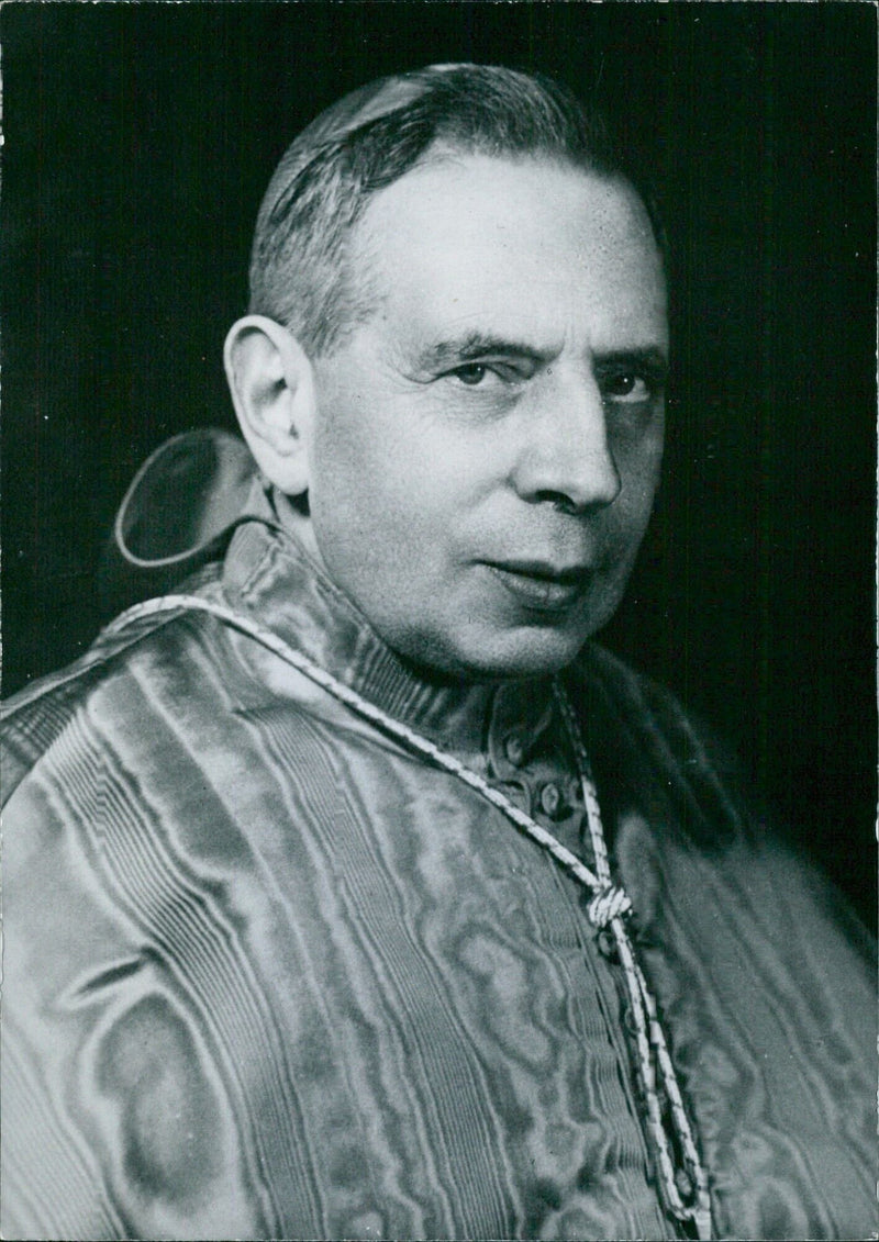 Cardinal Giacomo Lercaro, Archbishop of Bologna - Vintage Photograph