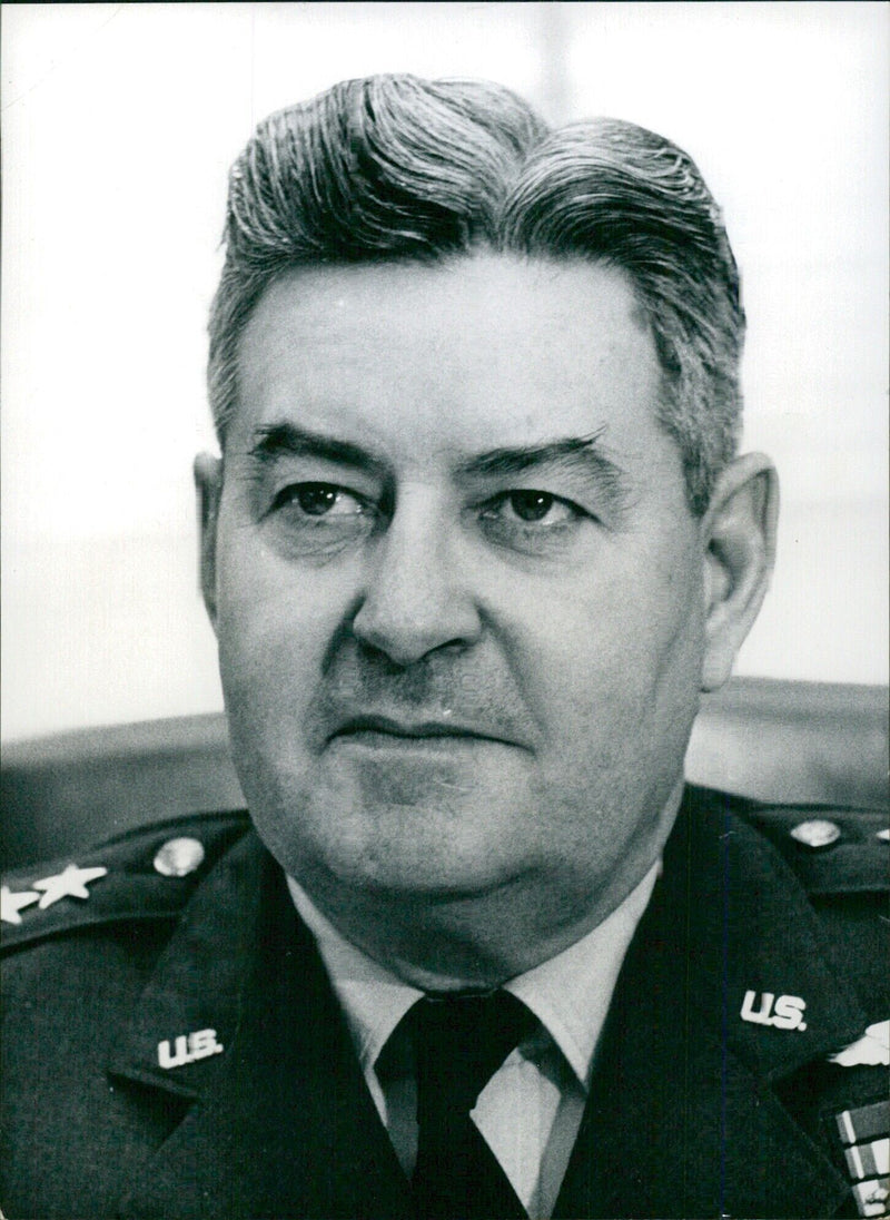 General Curtis Emerson LeMay, U.S. Air Force Chief of Staff - Vintage Photograph