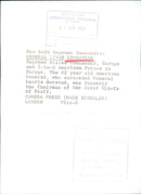 New NATO Supreme Commander: GENERAL LYMAN LENNITZER - Vintage Photograph