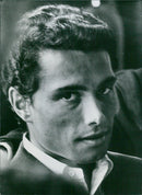 Jean-Marie Perier with Francoise Hardy - Vintage Photograph