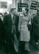 National demonstration to change the law on contraception - Vintage Photograph