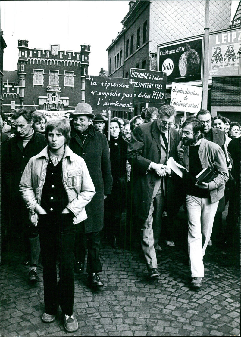 Tribute to Autumn - Pro-choice demonstration for the decriminalization of abortion - Vintage Photograph