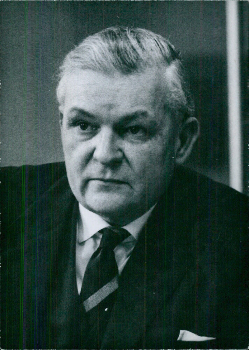 SIR RONALD GOULD, General Secretary of the National Union of Teachers - Vintage Photograph