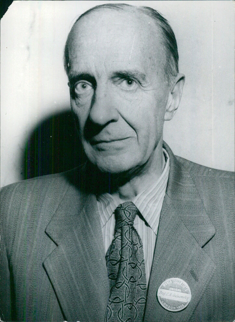 MOTAN SCLE CONFERENCE Prof. C.A. Gabonsky - Vintage Photograph
