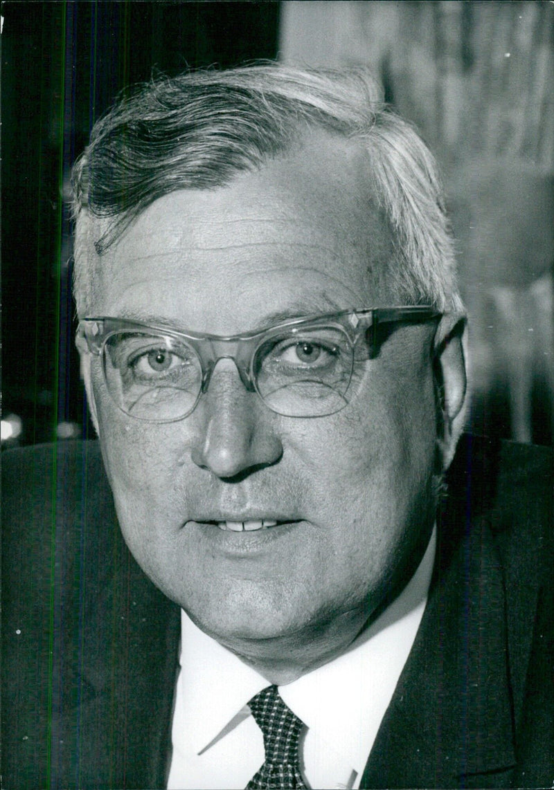 RT. HON. JOSEPH GODBER, MP Minister of State at the Foreign and Commonwealth Office in Prime Minister Edward Heath's Government - Vintage Photograph