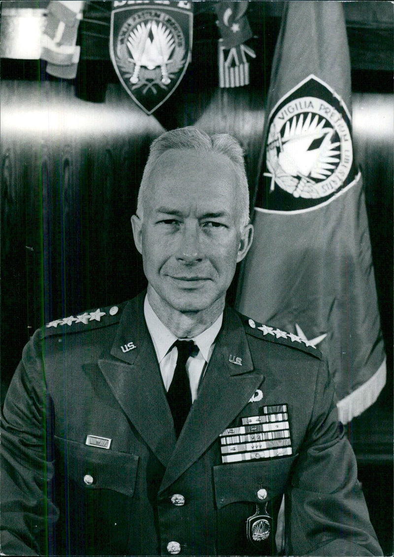 U.S. General Andrew 3. Goodpaster appointed as Supreme Allied Commander Europe (SACEUR) - Vintage Photograph