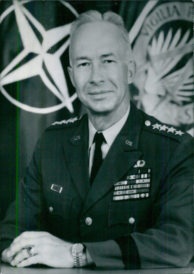 General Andrew J. Goodpaster, Supreme Allied Commander of NATO forces in Europe - Vintage Photograph