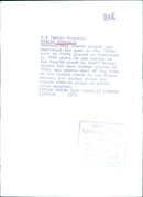 MC U.S Tennis Players: PANCHO GONZALES - Vintage Photograph