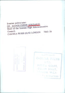 Iranian politician Dr. Manouchehr Goudarzi, Head of the Iranian High Administrative Council. - Vintage Photograph