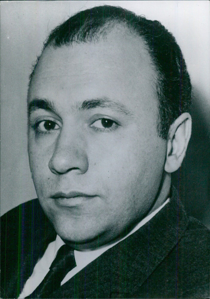 Iranian politician Dr. Manouchehr Goudarzi, Head of the Iranian High Administrative Council. - Vintage Photograph
