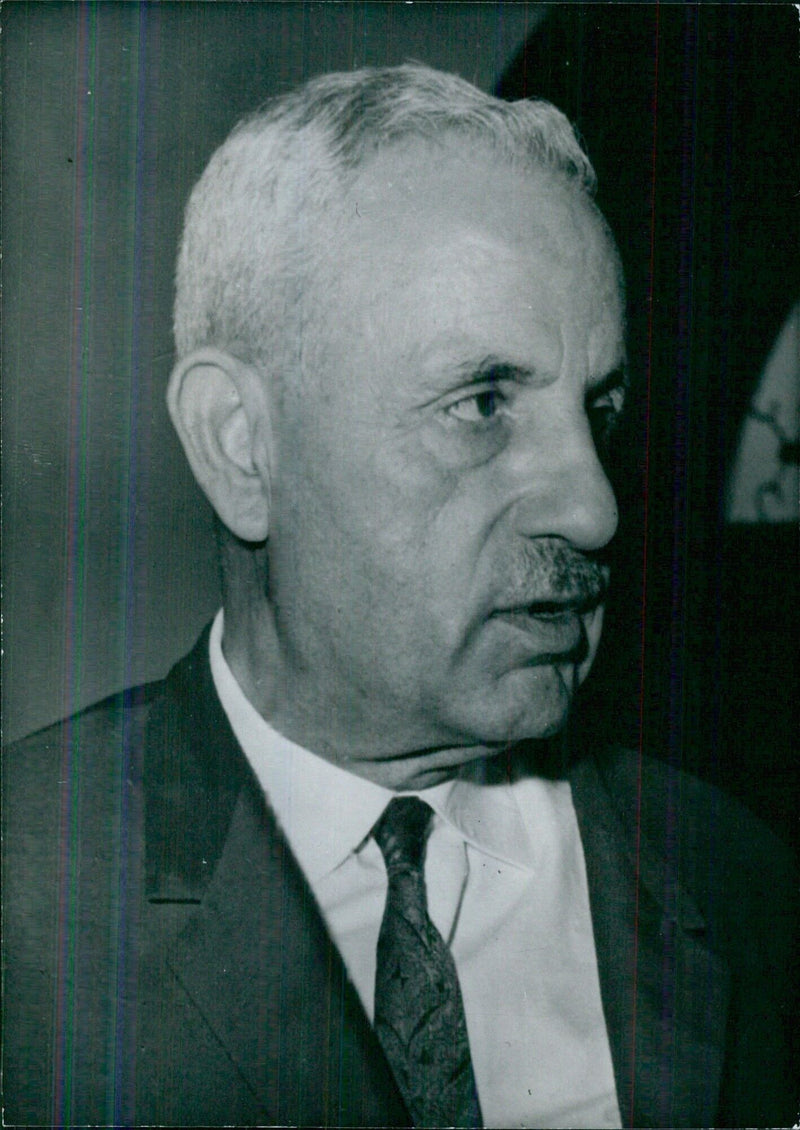 Jordanian Politicians: AMIL GOURI Minister without Portfolio; Palestinian. - Vintage Photograph