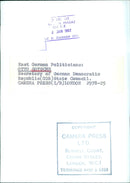 East German Politician Otto Gotsche - Vintage Photograph