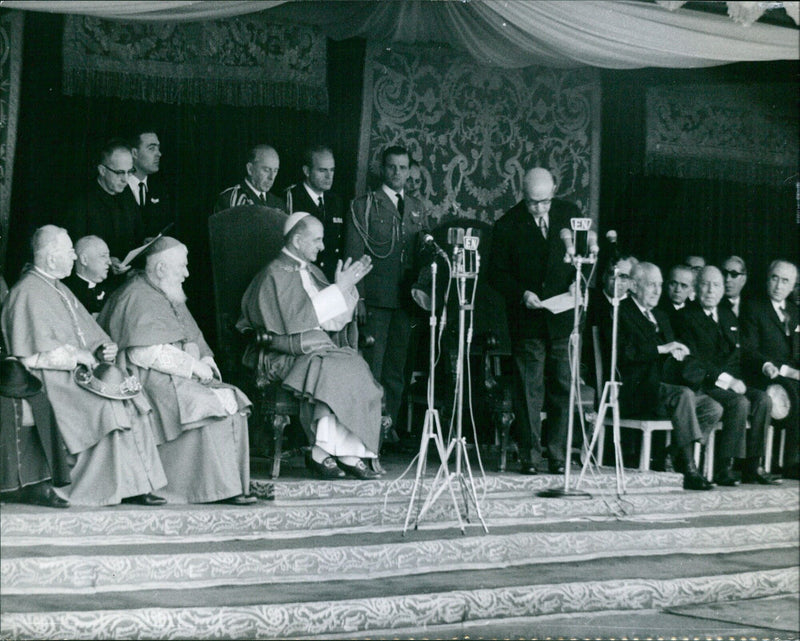 The Pope in Portugal - Vintage Photograph