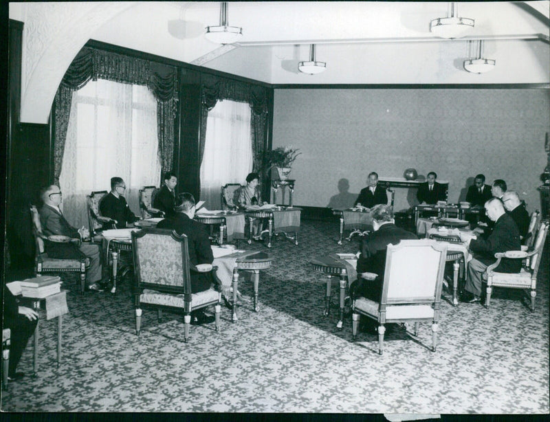 Imperial Household Council Selects Crown Prince's Bride - Vintage Photograph