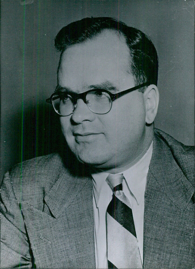 David I Gordon, Director of European Programme Division at Mutual Security Agency - Vintage Photograph