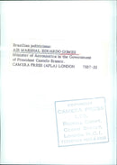 AIR MARSHAL EDUARDO GOMES, Minister of Aeronautics in the Government of President Castelo Branco - Vintage Photograph