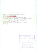 MRS. M. GOLDBERG, Leader of the South African Federation of Women - Vintage Photograph