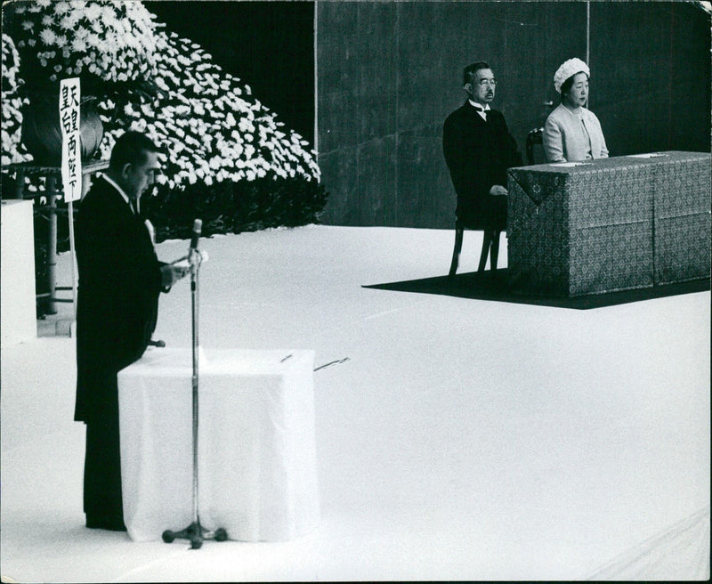 22nd Anniversary of the End of War Memorial Service - Vintage Photograph