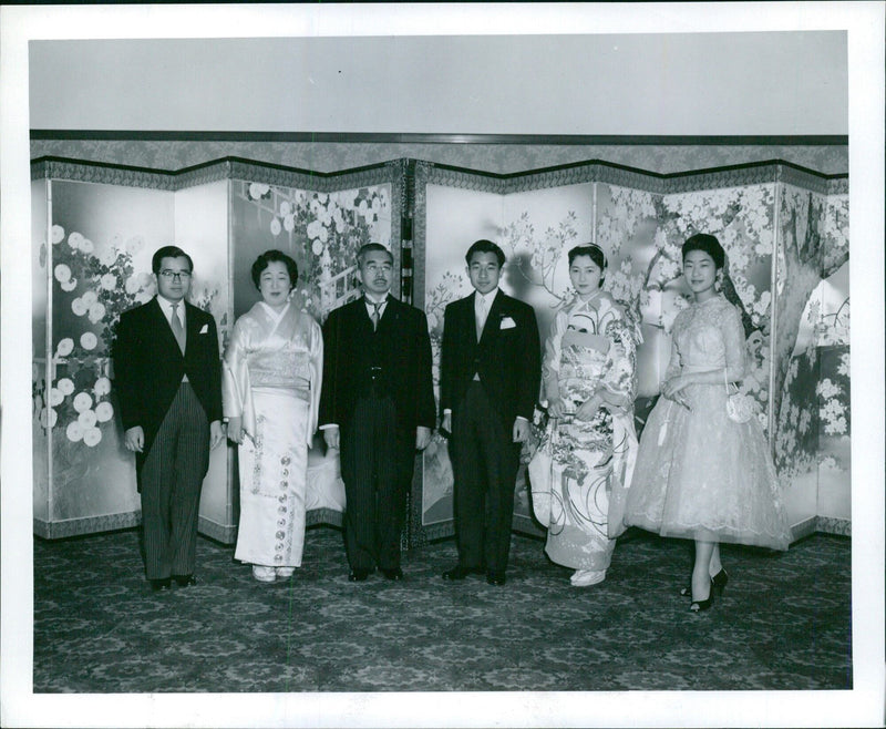 Newlywed Imperial Couple Feted - Vintage Photograph