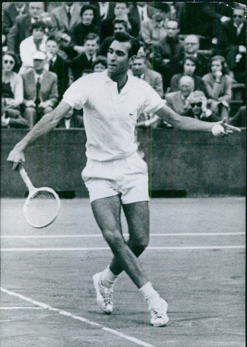 Spanish Tennis Star: ANDRES GIMENO - Vintage Photograph