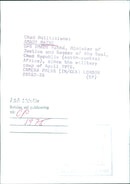 AMADY NATHE Ma OPS AMADY Nathé, Minister of Justice and Keeper of the Seal, Chad Republic - Vintage Photograph