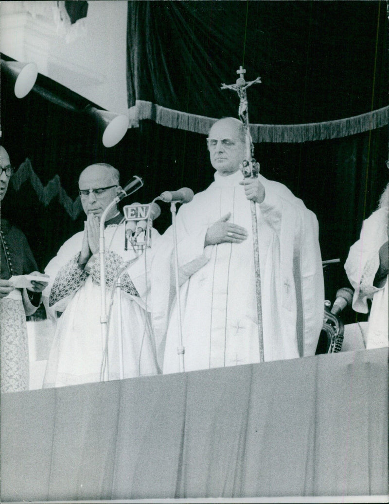 The Pope in Portugal - Vintage Photograph