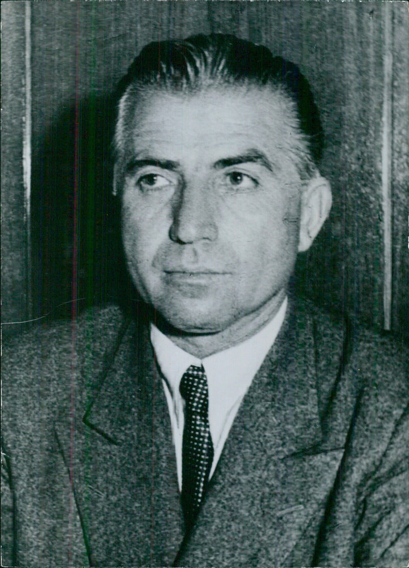 Turkish Politicians: A.P. GOZUBUYUK Minister of Justice in General Gurgel's Government. - Vintage Photograph