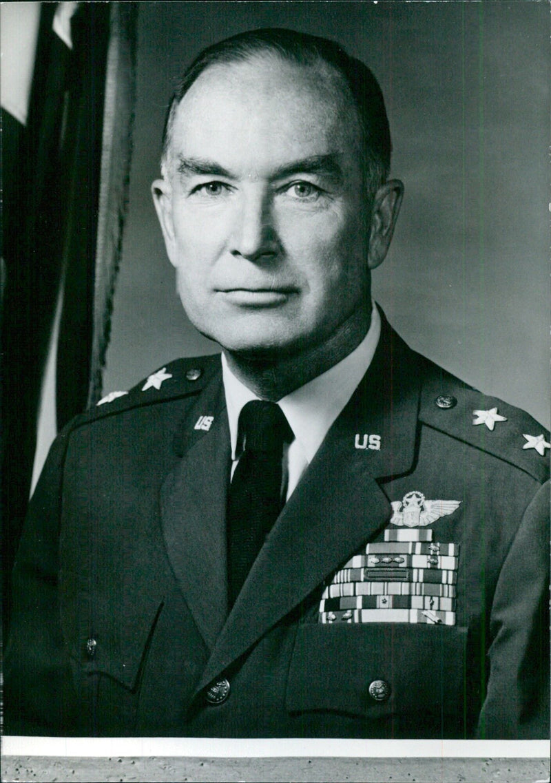 U.S. Air Force Major-General Slade 5. Nash - Vintage Photograph