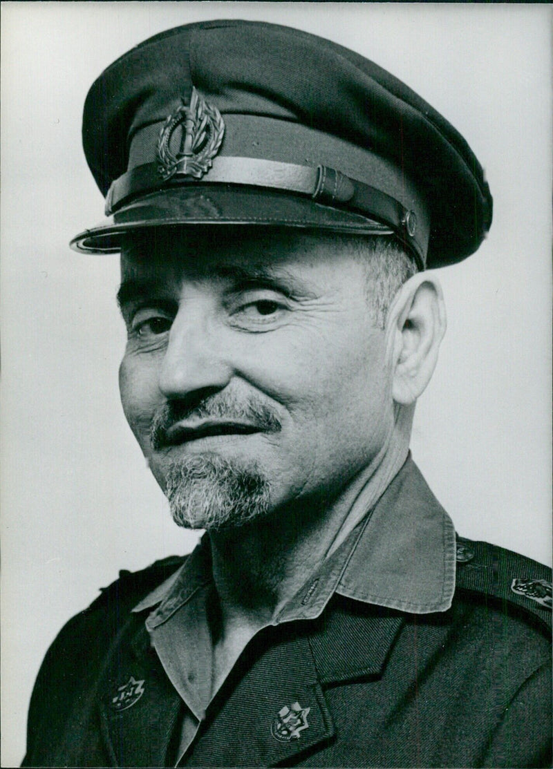 Israeli Service Chiefs: Maj.-Gen. GAD NAVON DPS - Vintage Photograph