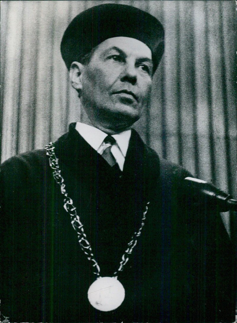 Professor Eduard Goldstucker, Chairman of the Union of Czechoslovak Writers in 1968 - Vintage Photograph