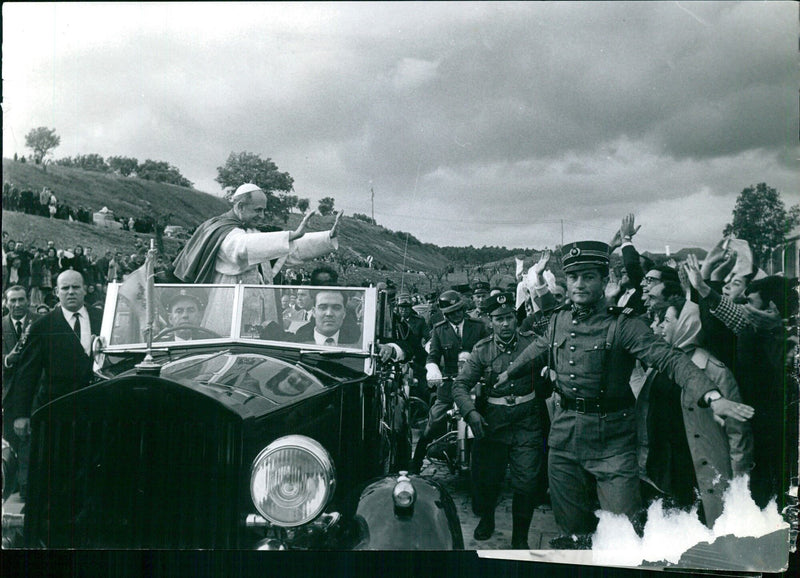 The Pope in Portugal - Vintage Photograph