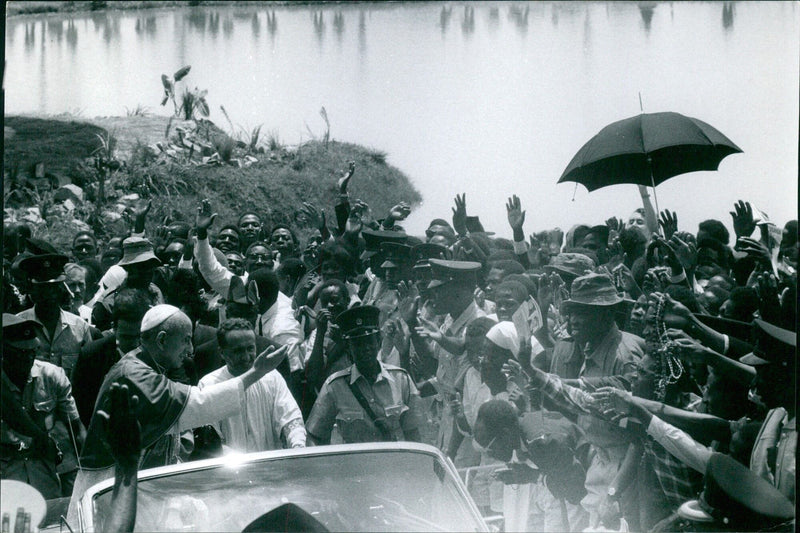 Public event in Paris - Vintage Photograph