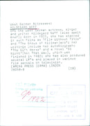 West German Actress Hildegard Neff - Vintage Photograph