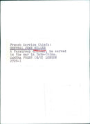 French Service Chiefs: GENERAL JEAN GILLES - Vintage Photograph