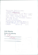 Hungarian Minister of Metallurgical Industries Tivadar Nemeslaki - Vintage Photograph