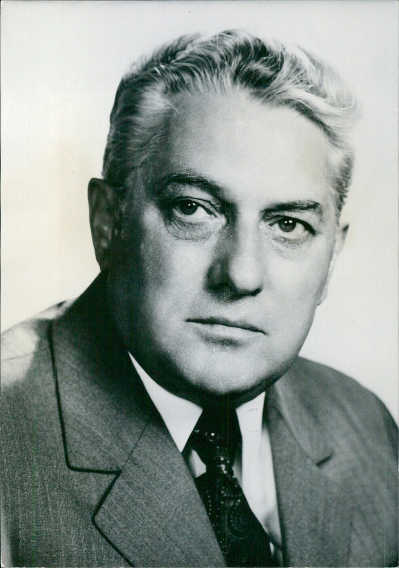 Hungarian Minister of Metallurgical Industries Tivadar Nemeslaki - Vintage Photograph