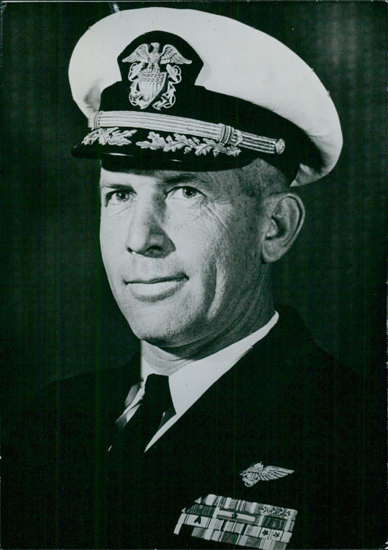 Rear Admiral Fillmore B. Gilkeson, Director of the Logistic Plans Division - Vintage Photograph