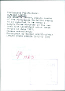 ALMEIDA SANTOS OPS - Vintage Photograph